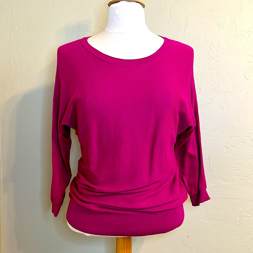 Loft Petite Dark Pink Sweater